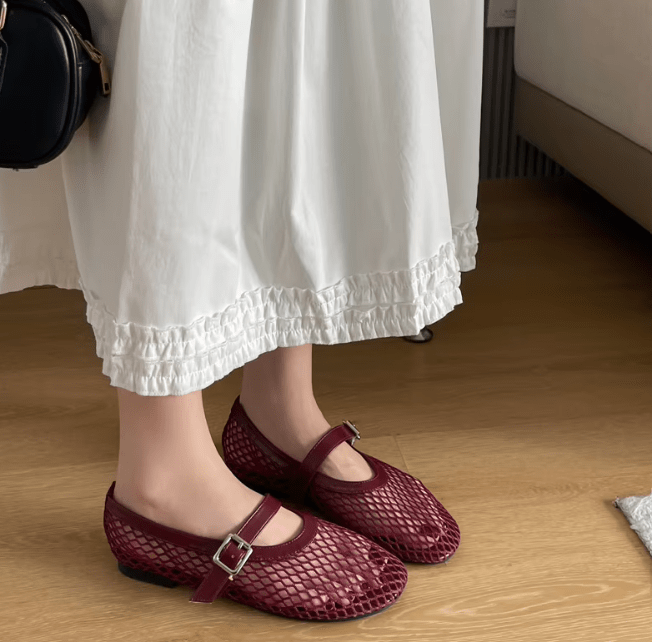 Adelmira – atmungsaktive Mesh-Ballerinas