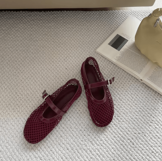 Adelmira – atmungsaktive Mesh-Ballerinas