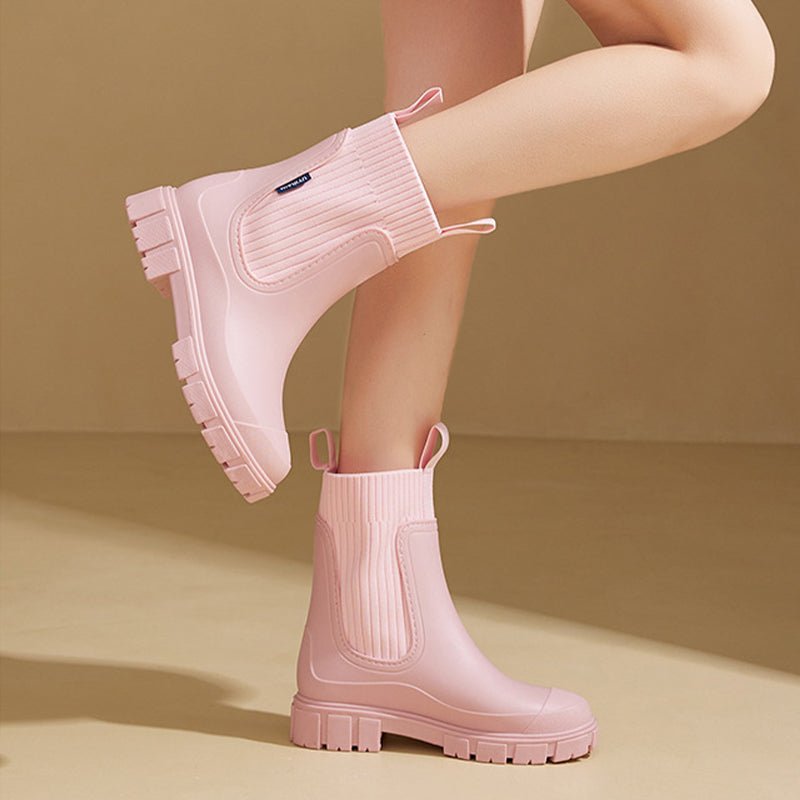 Ahlisa – Wasserdichte Regenstiefel mit niedrigem Schaft