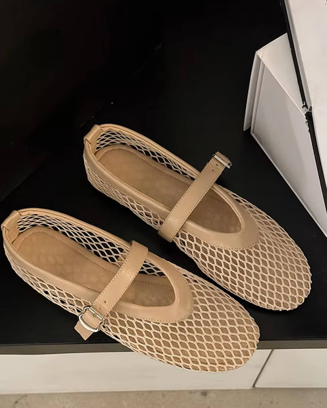 Adelmira – atmungsaktive Mesh-Ballerinas