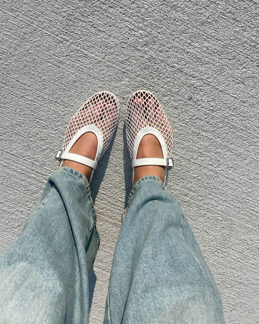Adelmira – atmungsaktive Mesh-Ballerinas