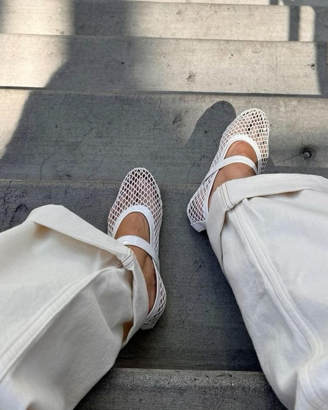 Adelmira – atmungsaktive Mesh-Ballerinas