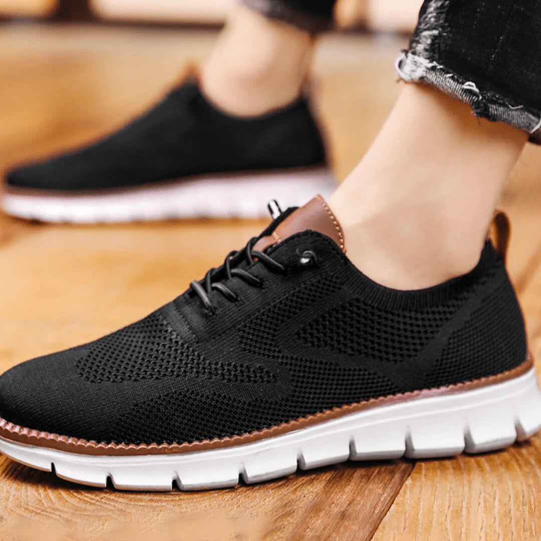 Adeltraud – atmungsaktive, rutschfeste Strick-Sneaker