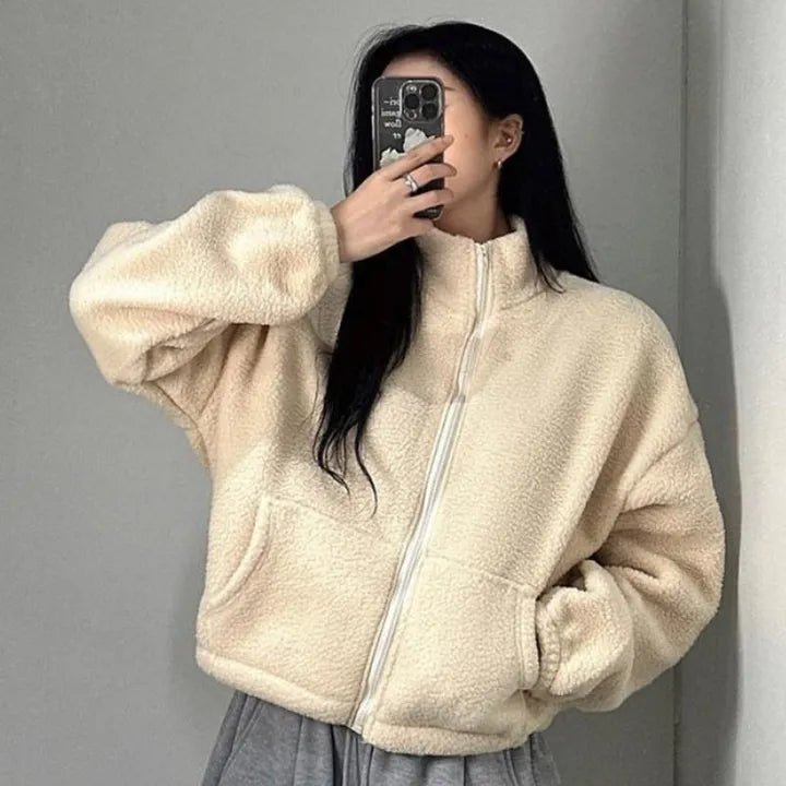 Carla Zip Up Teddy Jacket