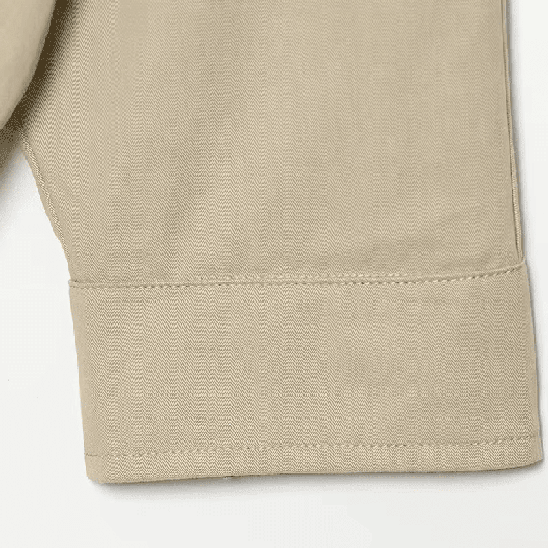 Lässige Stehkragenjacke mit Knopfleiste