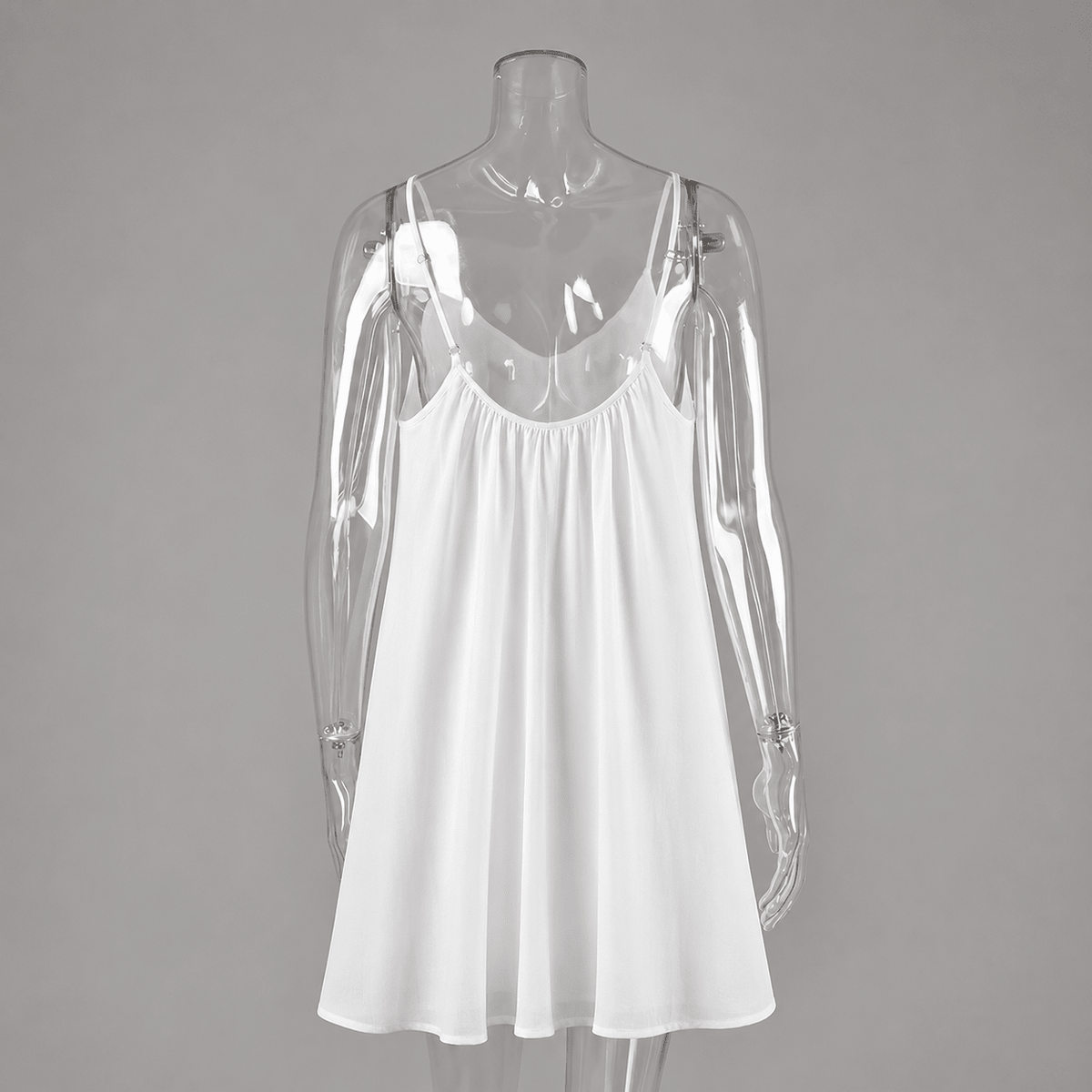 Helen – Fließendes Minikleid mit Spaghettiträgern