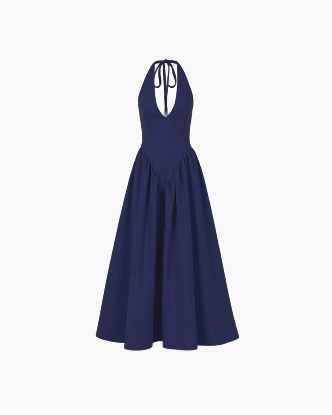 Gina – Chiffon-Maxikleid mit tiefem Ausschnitt