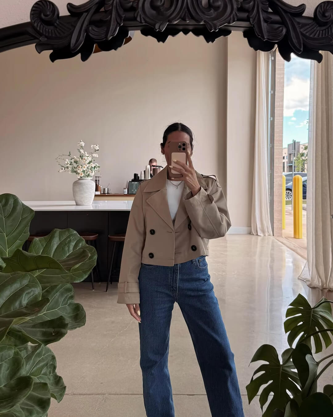 Leah – Kurzer Trenchcoat