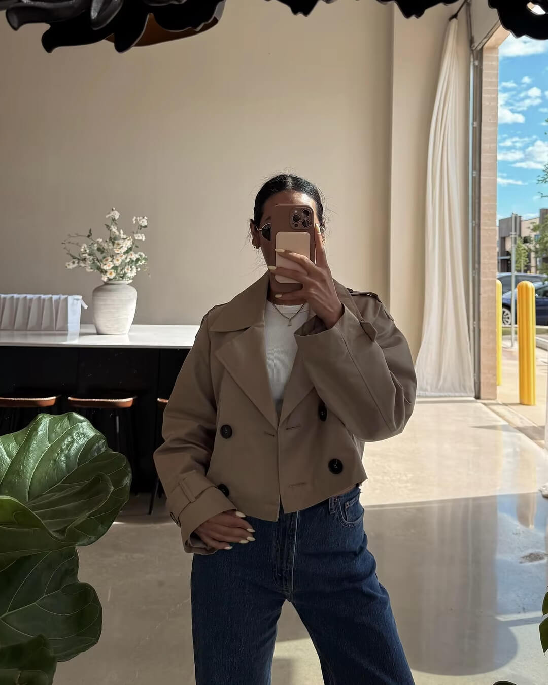 Leah – Kurzer Trenchcoat
