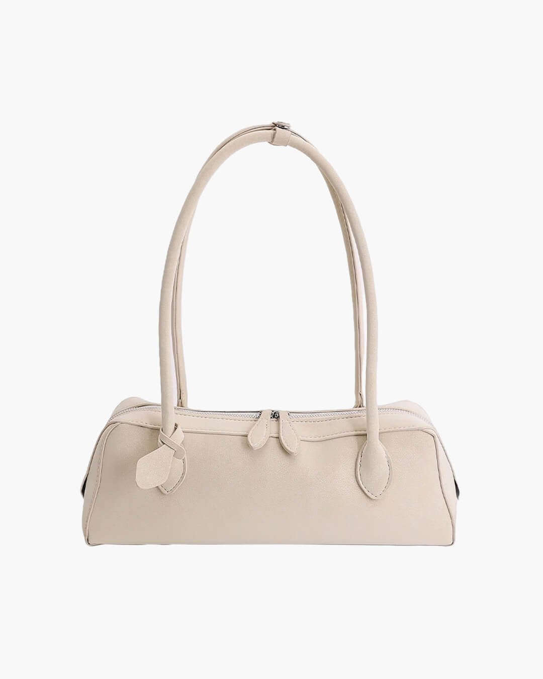 Klassische Faux-Suede Baguette-Bag