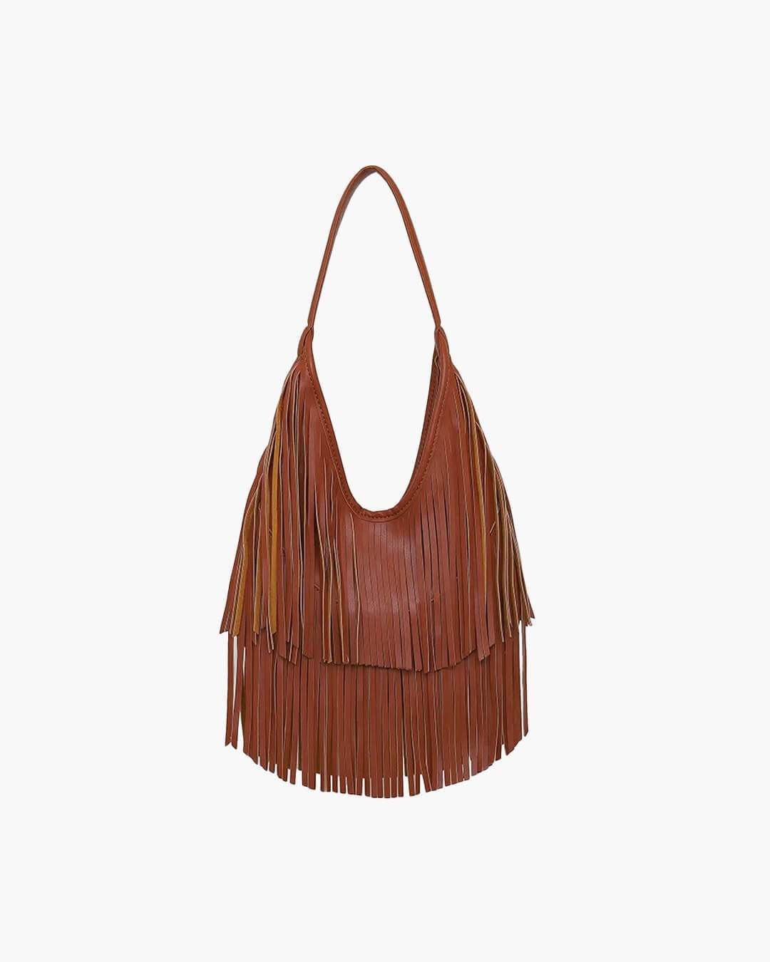 Klassische Open-Top-Quasten-Hobo-Bag