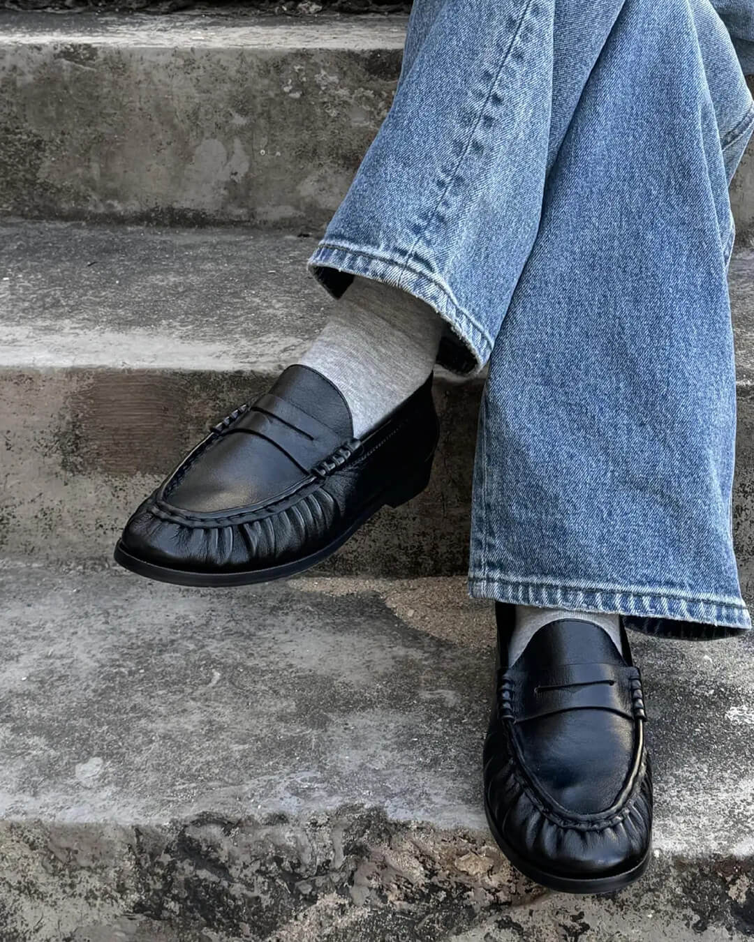 Classic Vegan Leather Slip-On Loafers