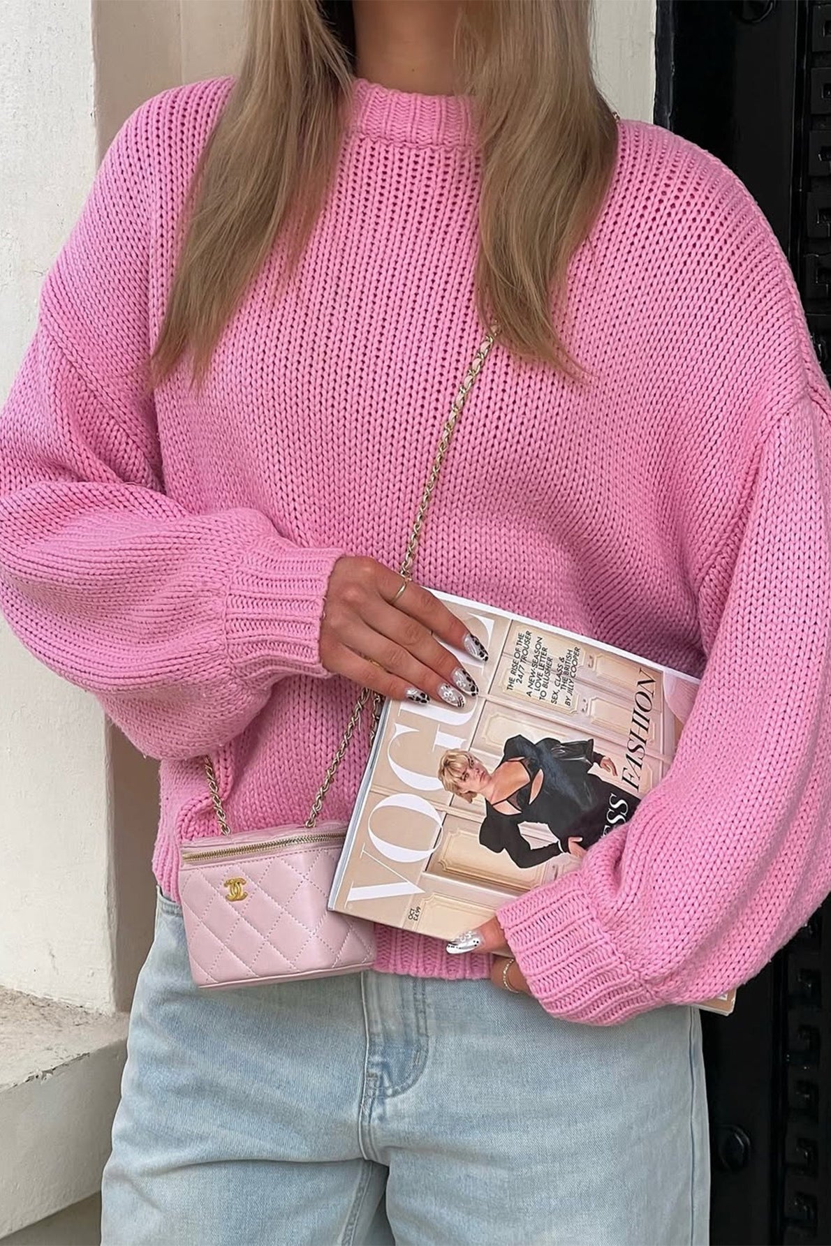 Pullover mit Rundhalsausschnitt für Lagenlooks