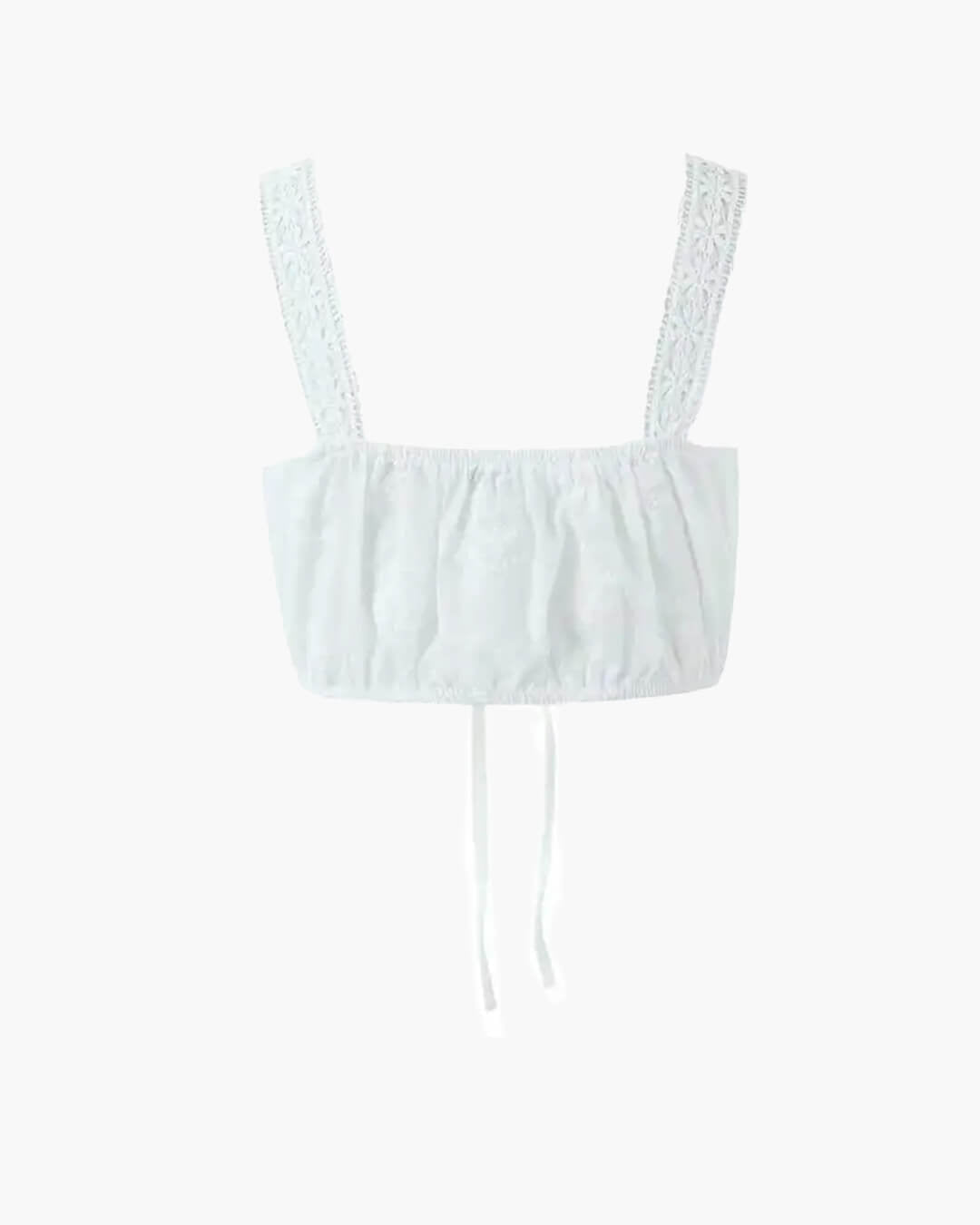 Denise – Boho Besticktes Crop-Top-Rock-Set