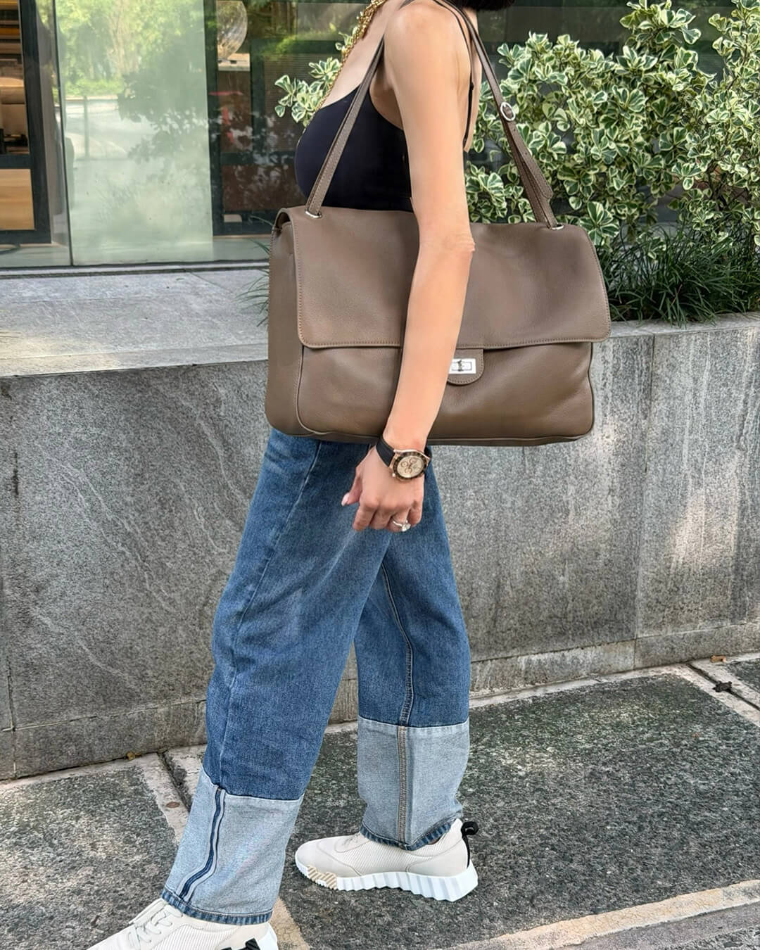 Eleganter Umhänge-Shopper