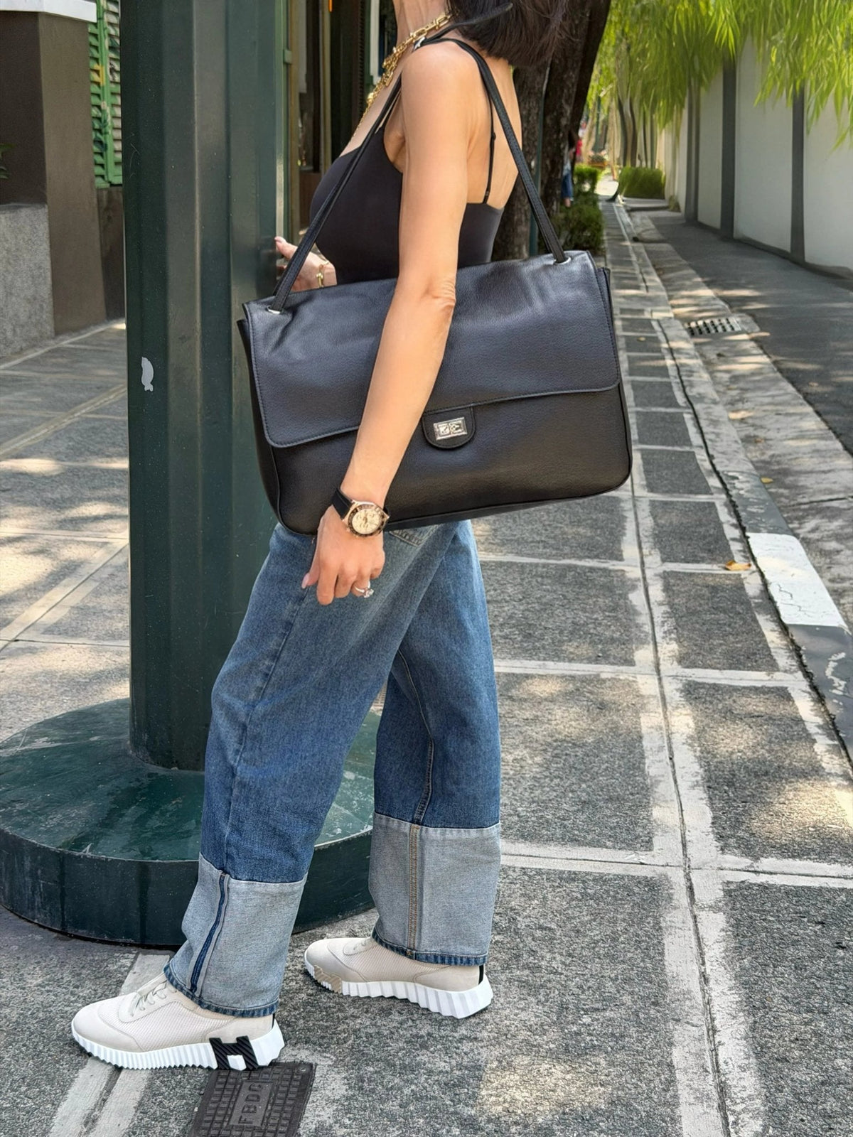 Eleganter Umhänge-Shopper