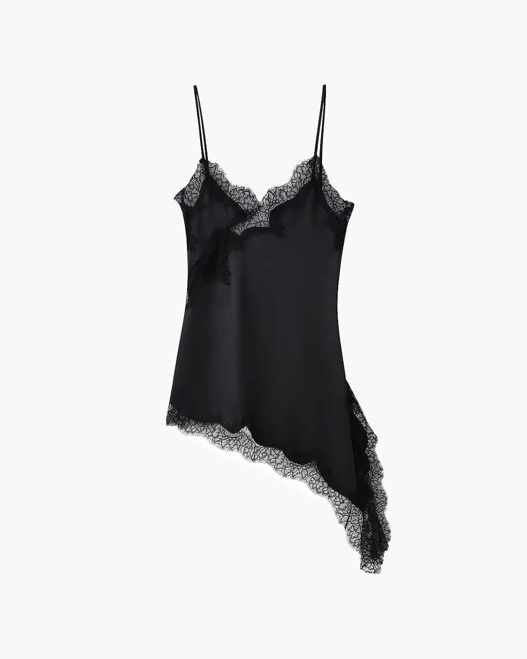 Gianna – Asymmetrisches Satin-Minikleid