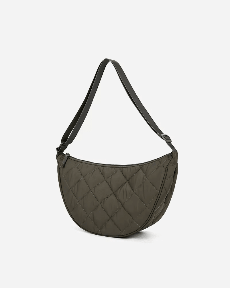 Halbmondförmige Umhänge-Gürteltasche