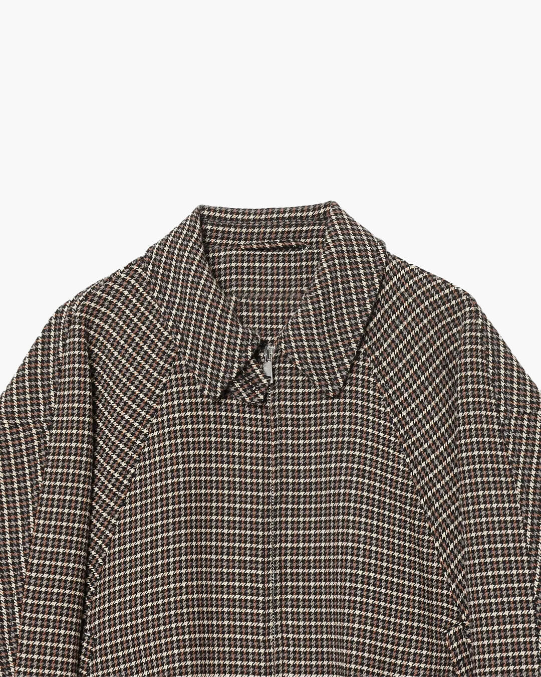 Hahnentritt-Reißverschluss-Jacke & Rock-Set