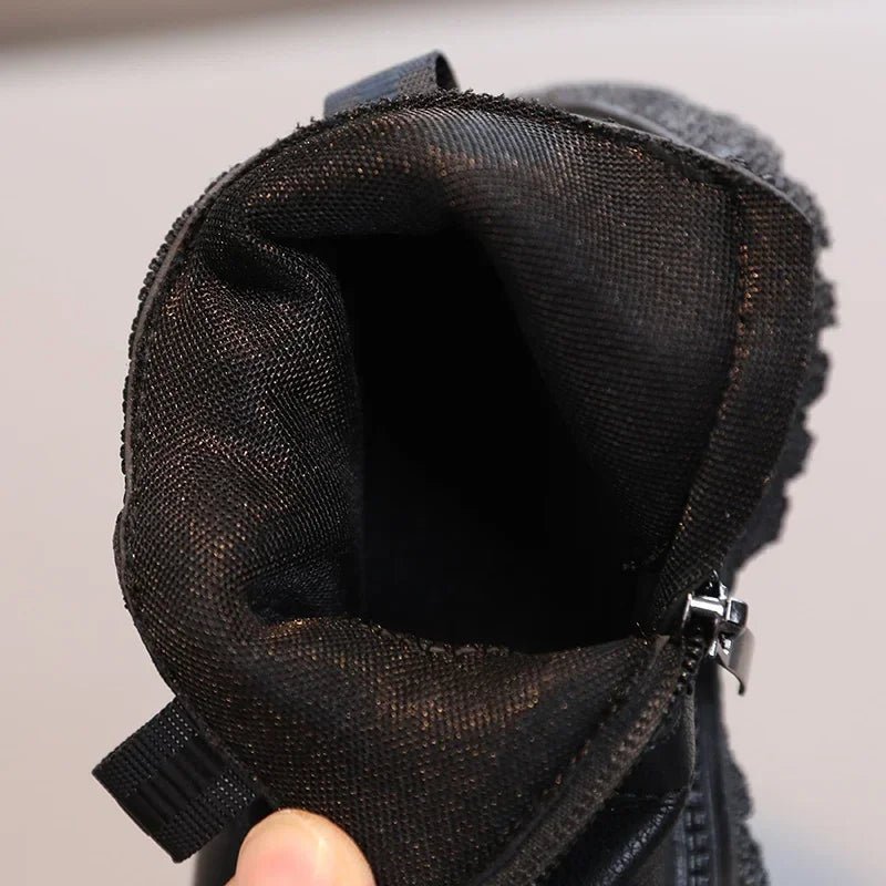 Aevara – Kinder Winterlederstiefel