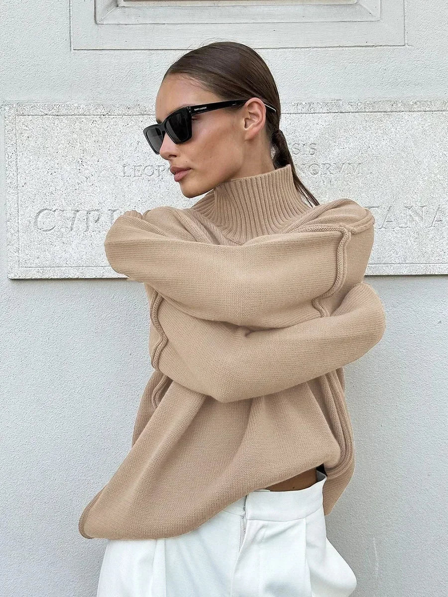 Lexi – Strickpullover mit Rollkragen