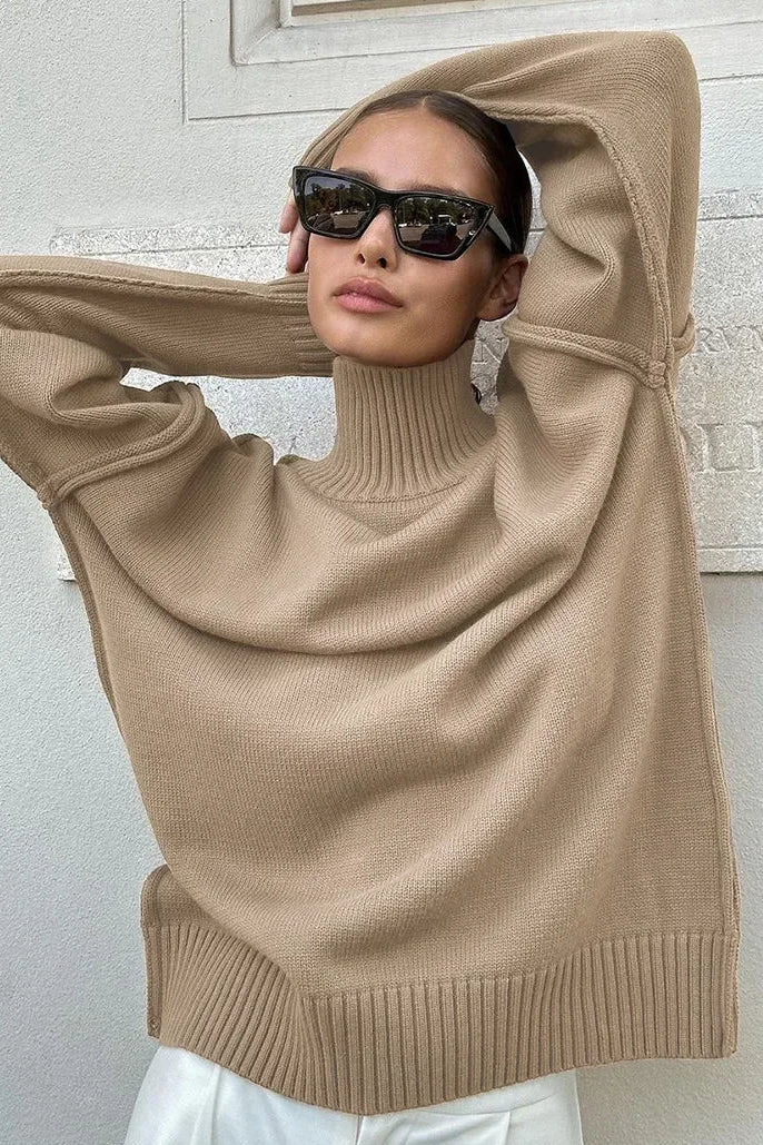Lexi – Strickpullover mit Rollkragen