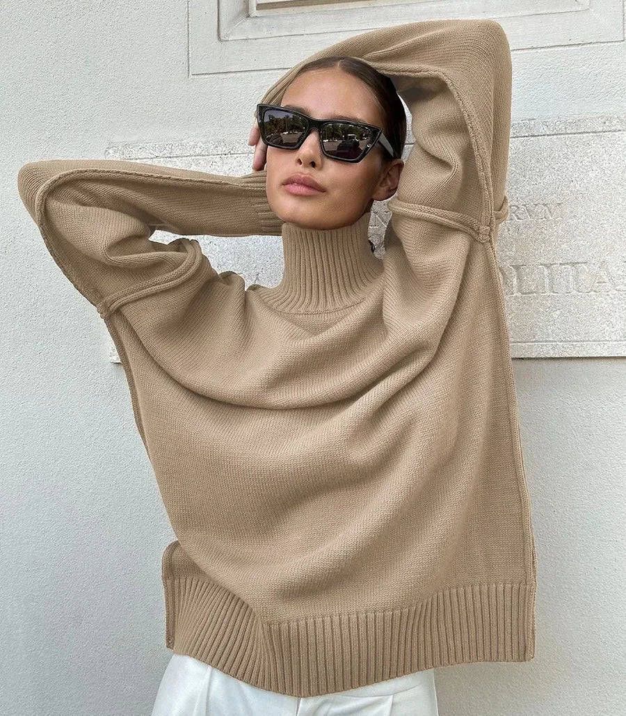 Lexi – Strickpullover mit Rollkragen