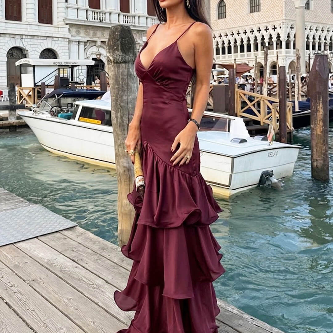 Linda – Abendkleid mit Trägern