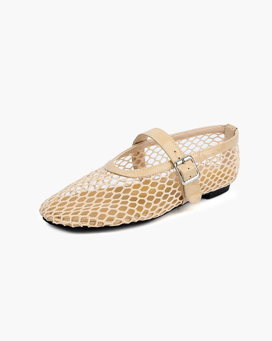 Luella – Mesh-Ballerinas mit Schnallen