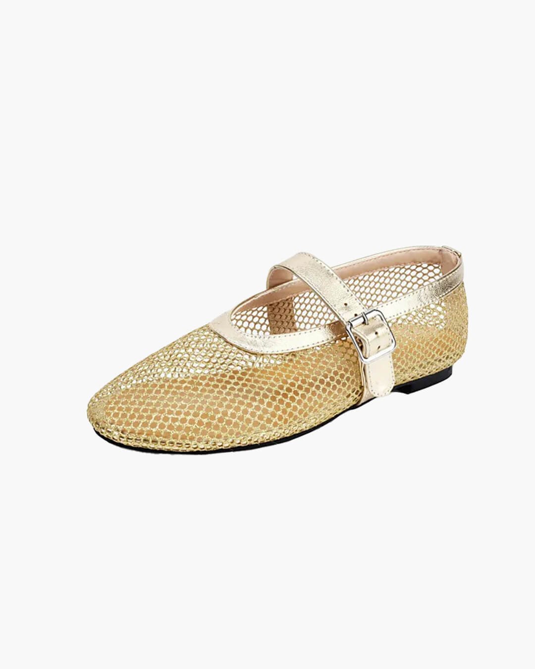 Luella – Mesh-Ballerinas mit Schnallen