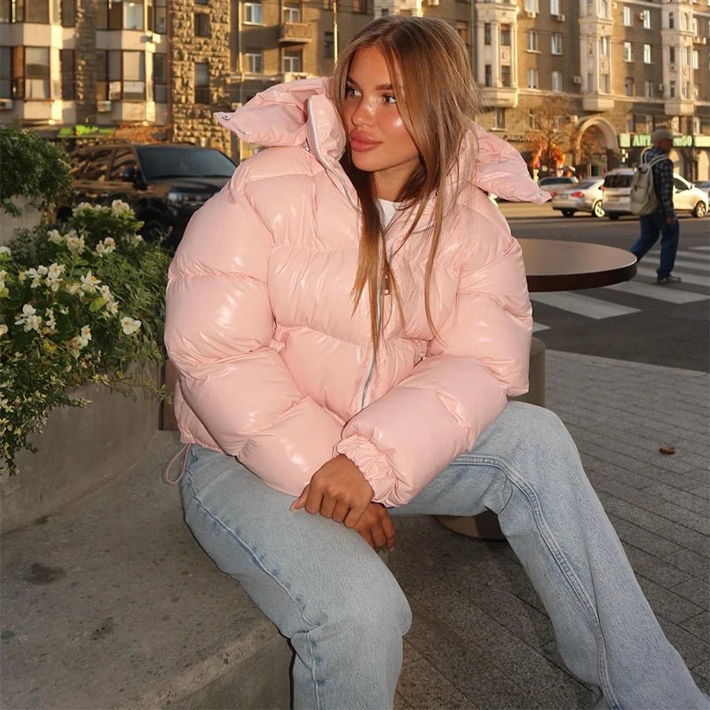 Mila Kapuzen-Pufferjacke