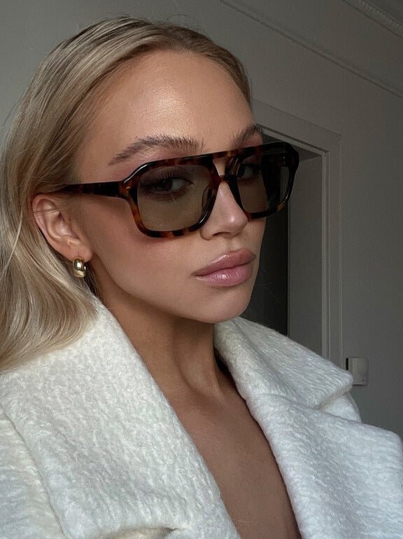 Oversized Cat-Eye Sonnenbrille