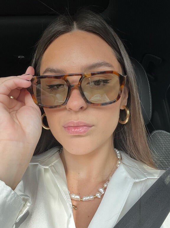 Oversized Cat-Eye Sonnenbrille