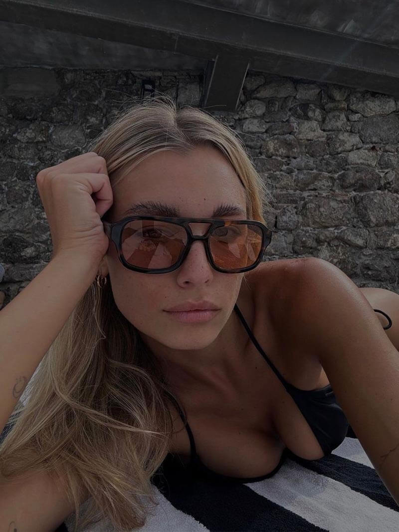Oversized Cat-Eye Sonnenbrille