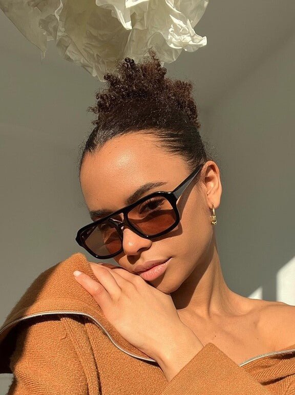 Oversized Cat-Eye Sonnenbrille