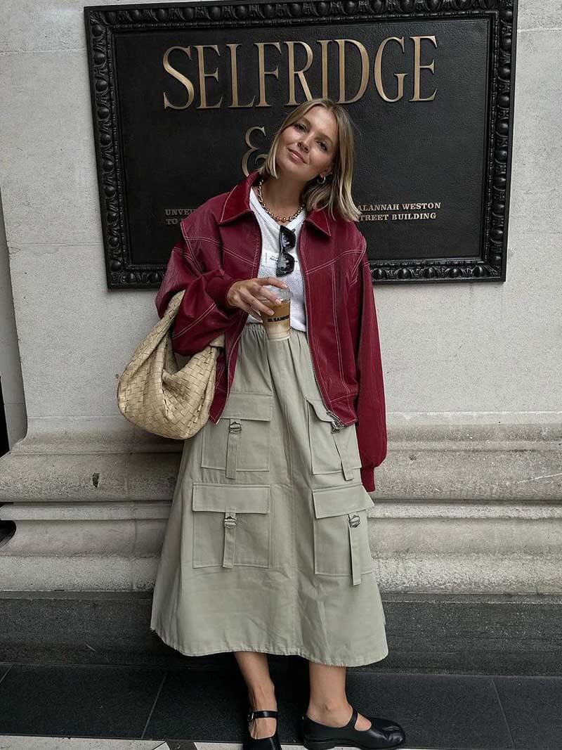 Aghavni – Klassische Oversized-Bomberjacke