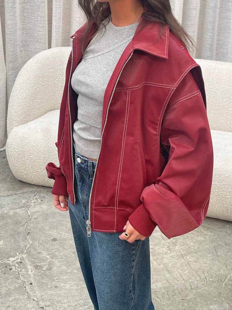 Aghavni – Klassische Oversized-Bomberjacke