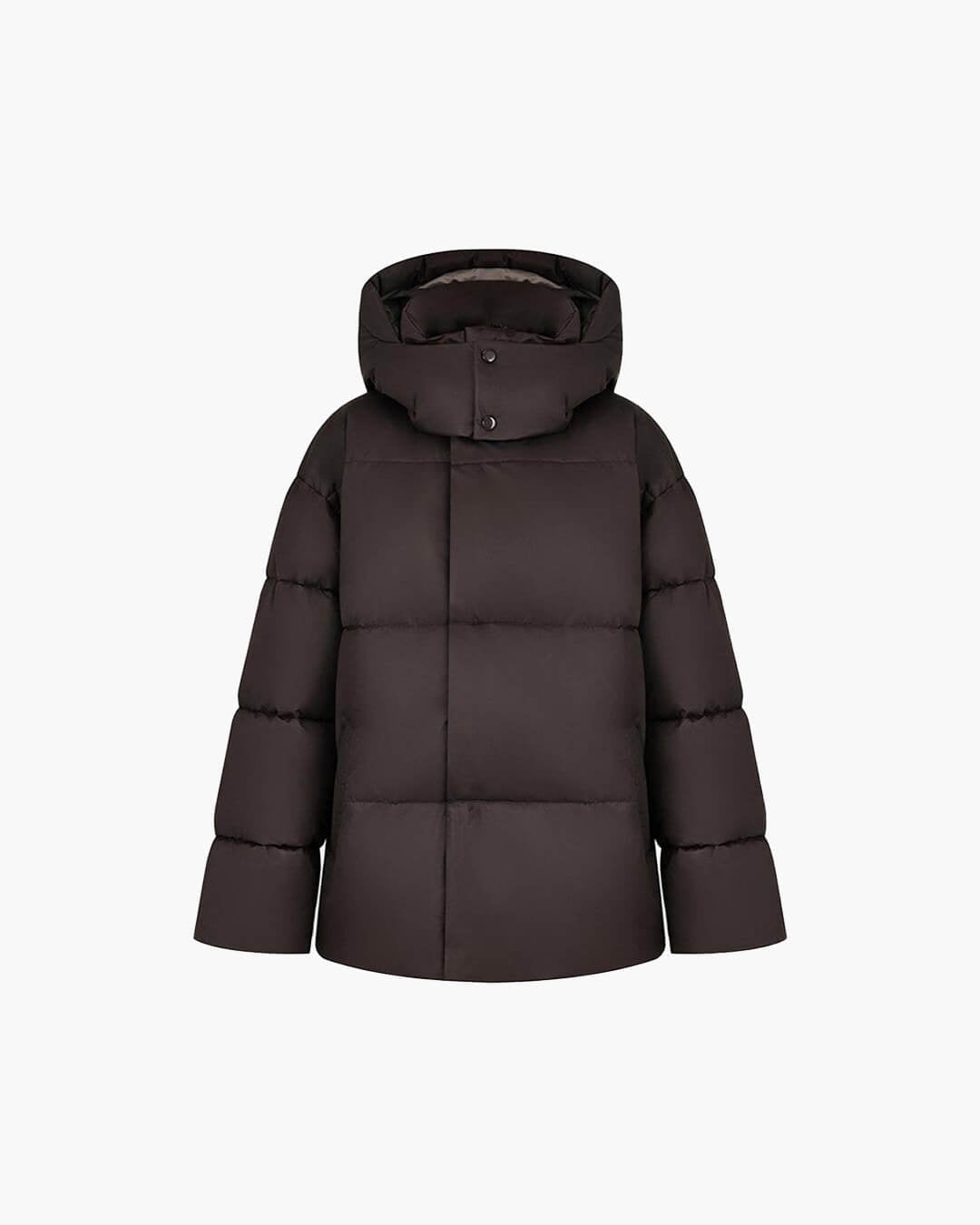 Oversized Pufferjacke mit abnehmbarer Kapuze