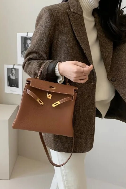 Blazer mit Revers und lockerer Passform