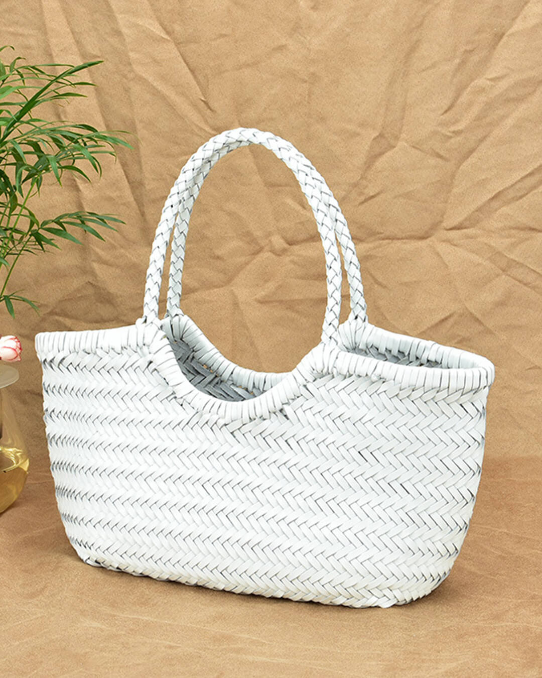Geräumige gewebte Tote-Bag