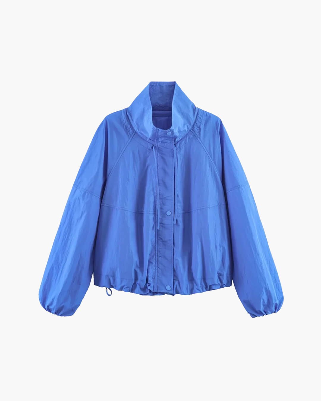 Windjacke mit Stehkragen und Reißverschluss