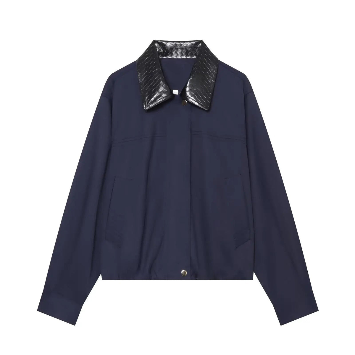Stylische Bomberjacke mit Kontrastkragen