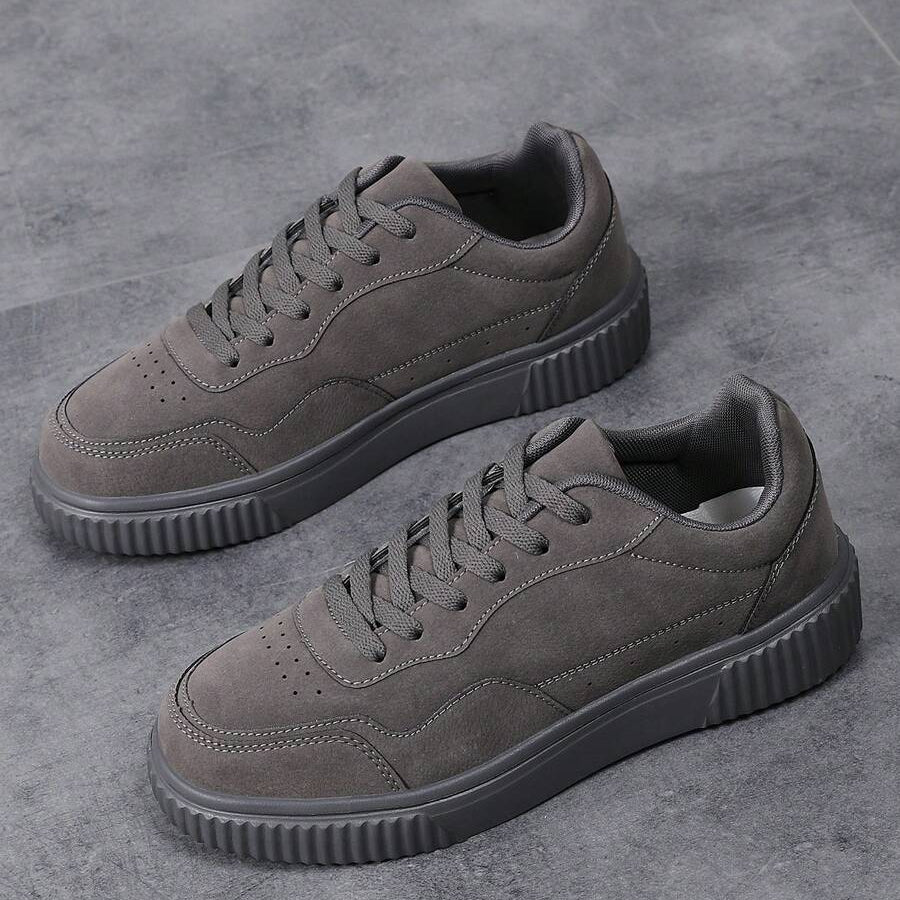 Aheda – Schnür-Sneaker aus Wildlederimitat