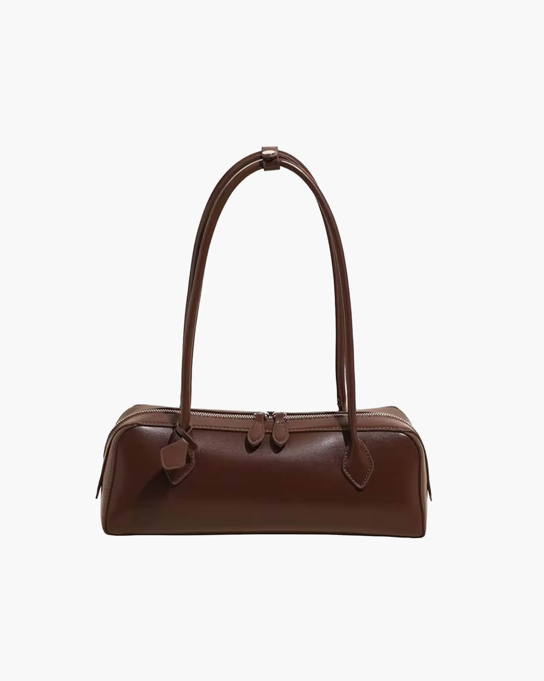Vintage-Baguette-Tasche aus Kunstleder