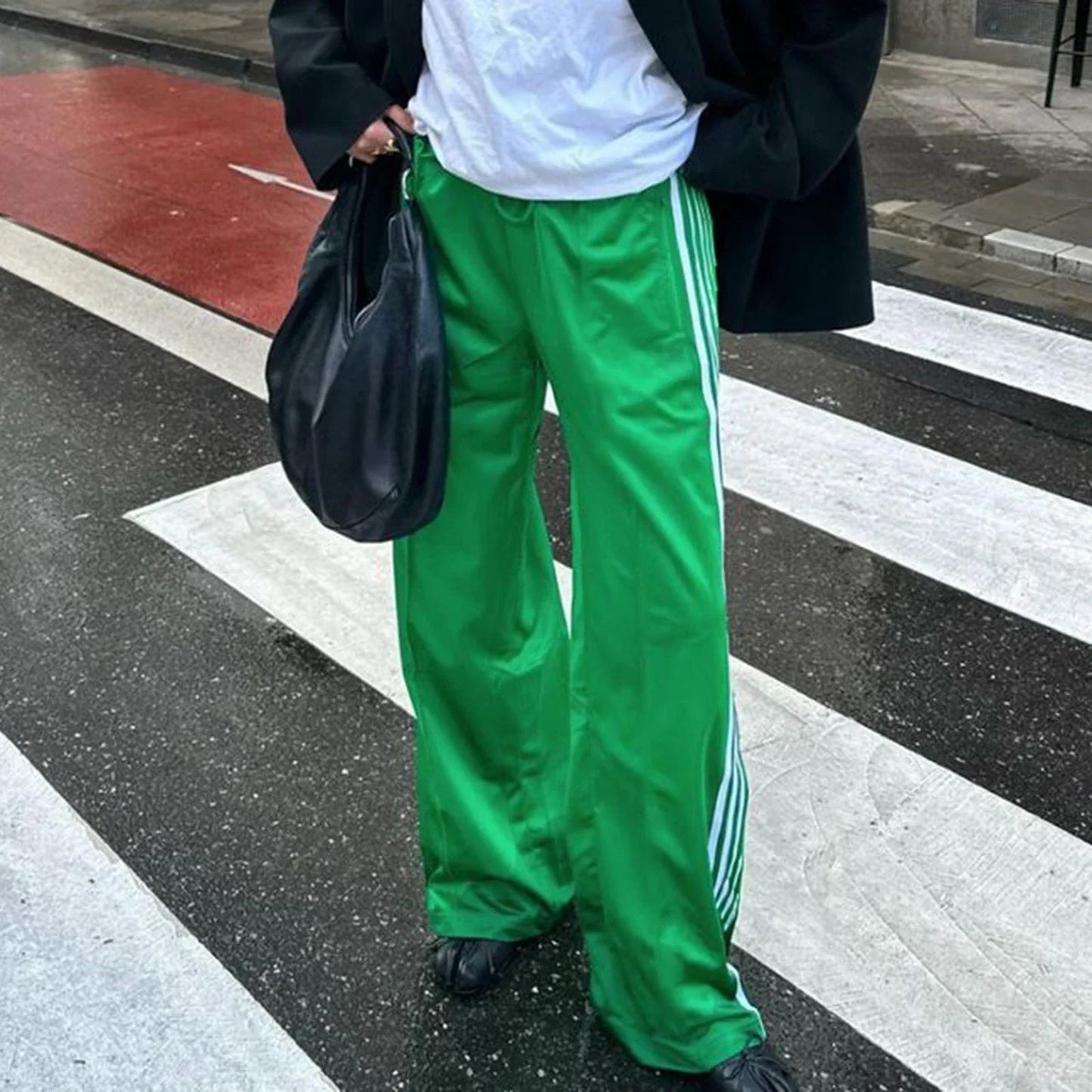 Gestreifte Jogginghose mit Kordelzug