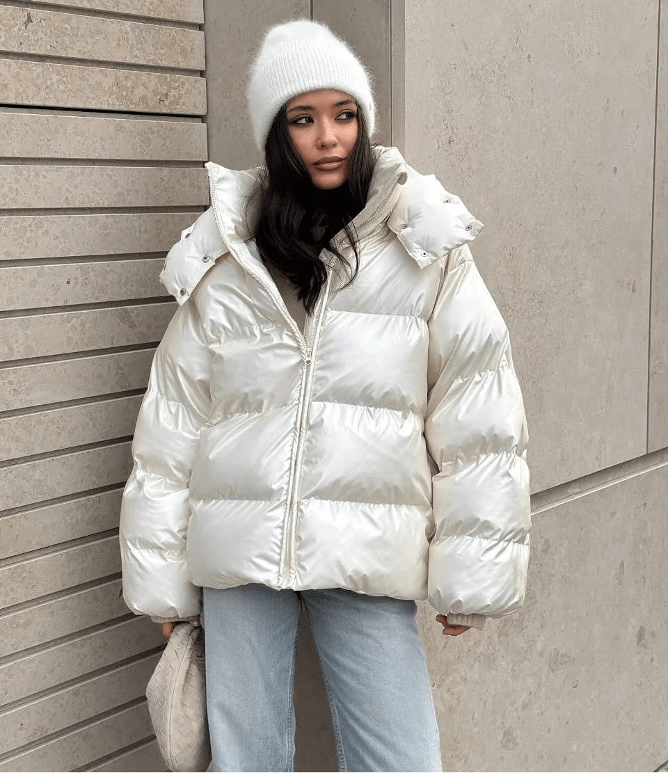 Mila Kapuzen-Pufferjacke
