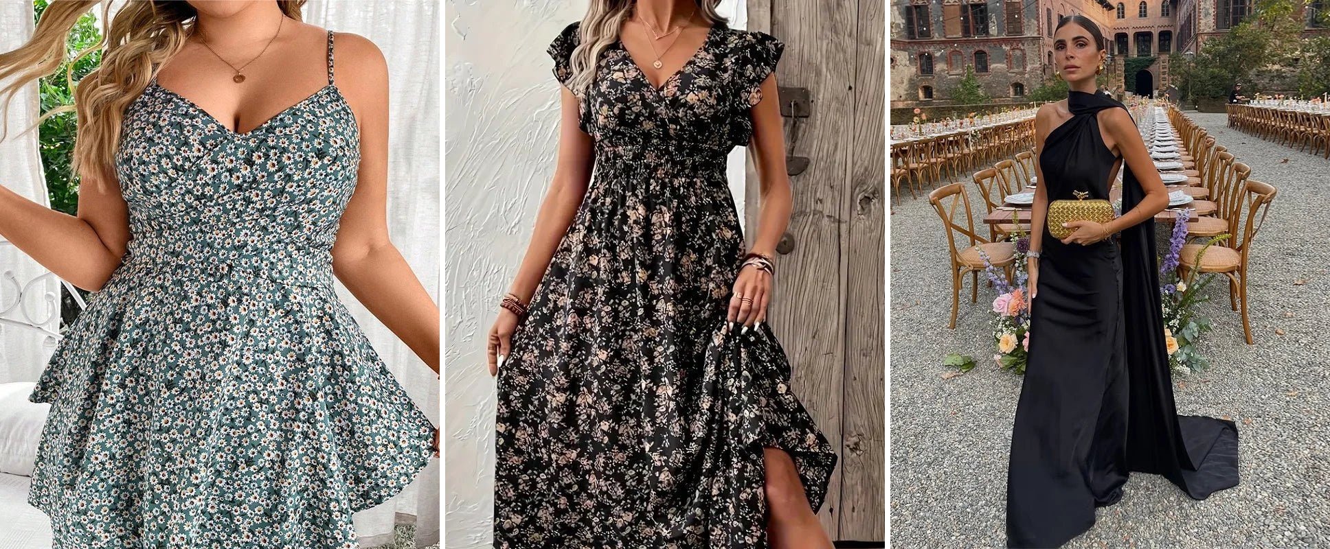 Vom Urlaub zum Abendessen: vier Looks mit dem Slipkleid