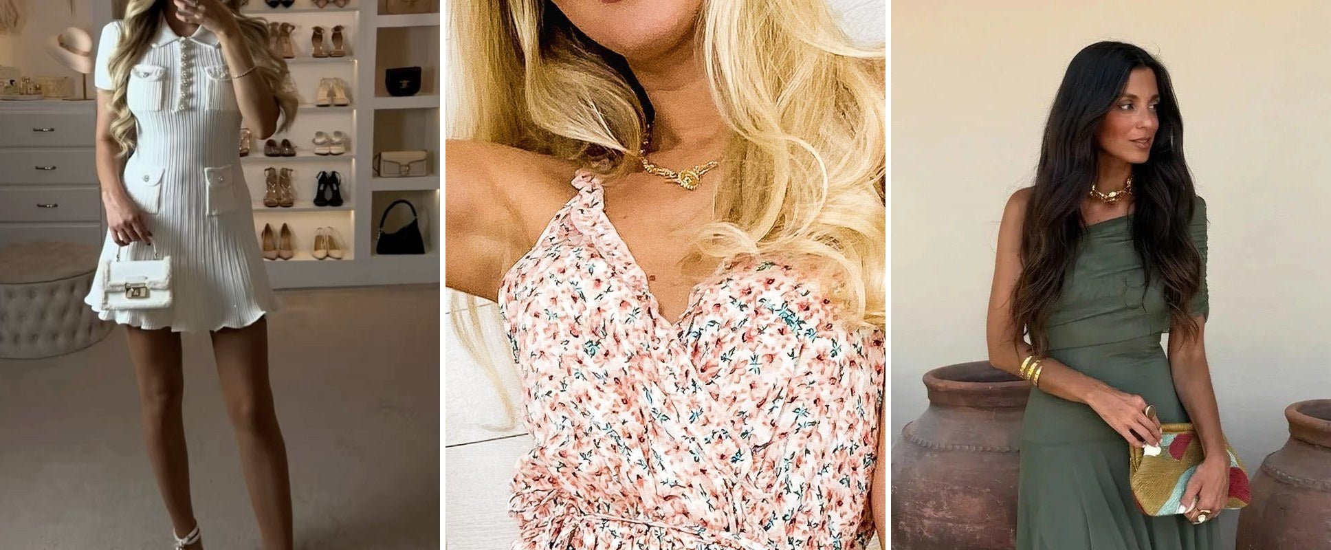 Das gerade geschnittene Kleid im August: ein Kleid, jede Woche neu gestylt