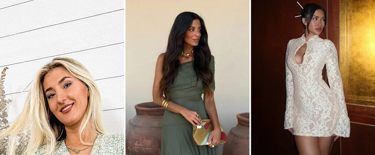 Das Wickelkleid im August: vier Outfits, eine Silhouette