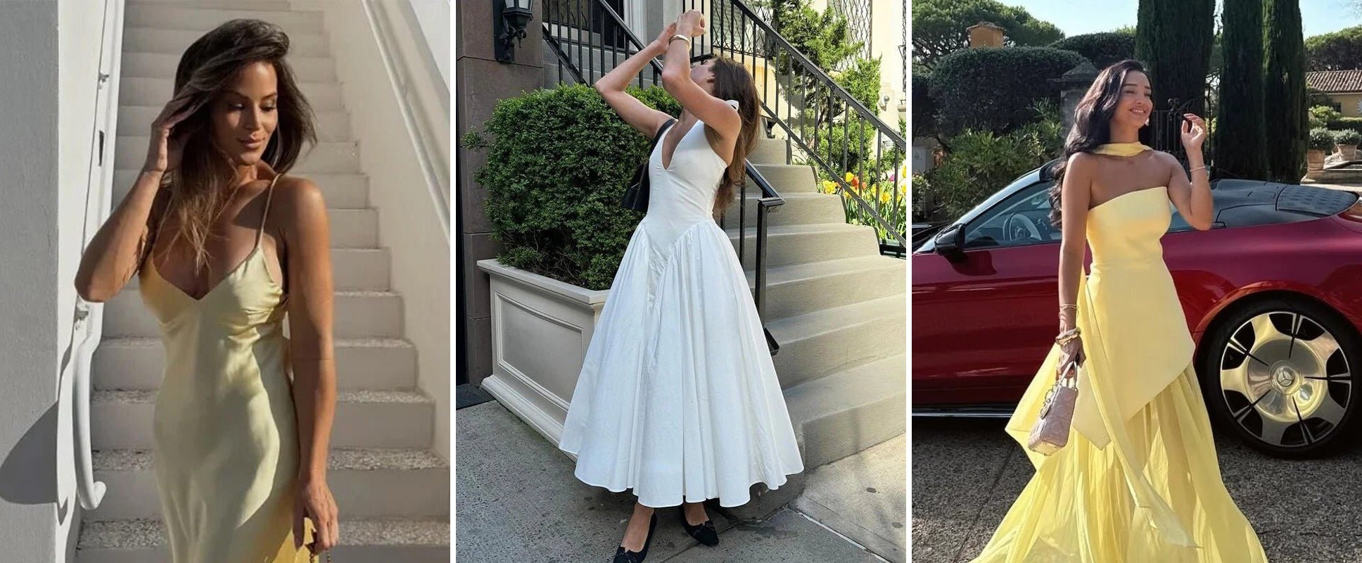 Das Maxikleid im Juli: ein Kleid, sechs Outfits